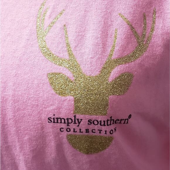 Simply Southern Long Sleeve Cropped Tee • Matching Flirties Earrings • Medium - Picture 6 of 7